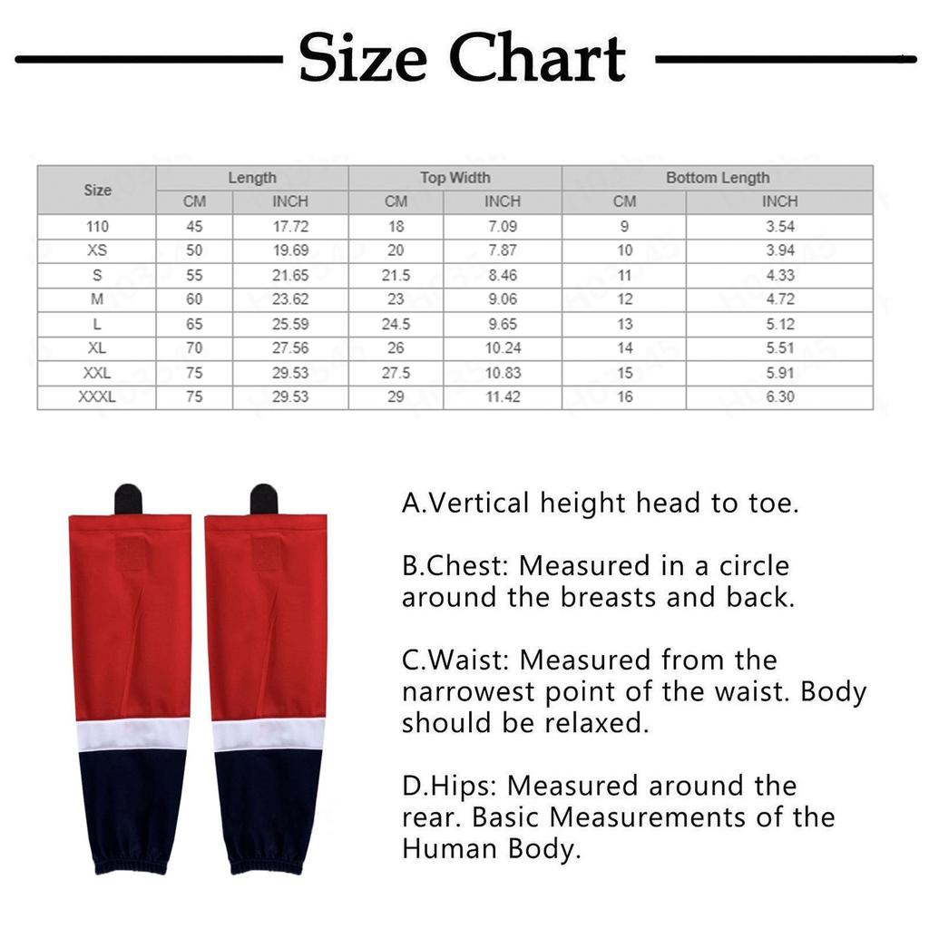 Solid Color Ice Hockey Socks Training Hockey Leggings Sportswear Stockings A Pair 100% Polyester Hockey Equipment Sports Socks