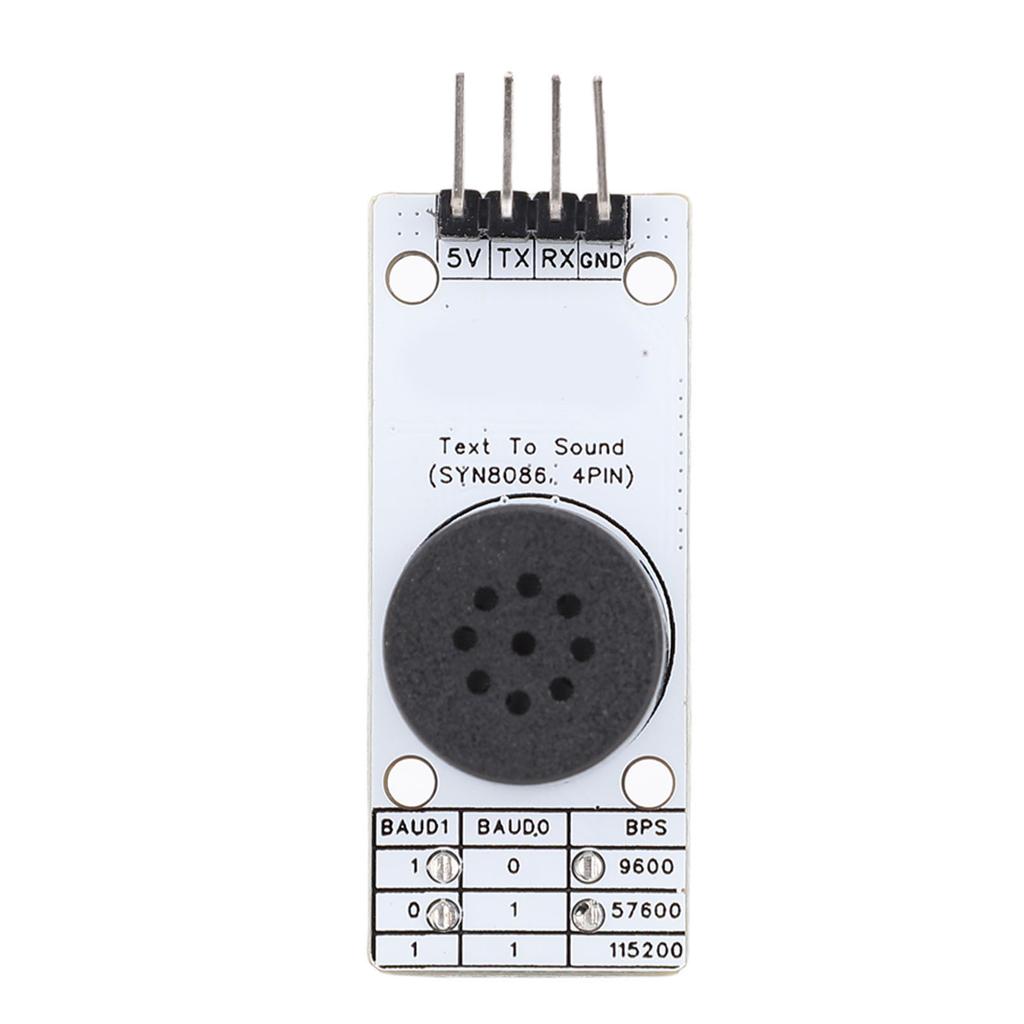 Text To Sound Voice Module Support for SYN8086 Chip Chinese Speech Synthesis Module UART Comm Interface Multi Text