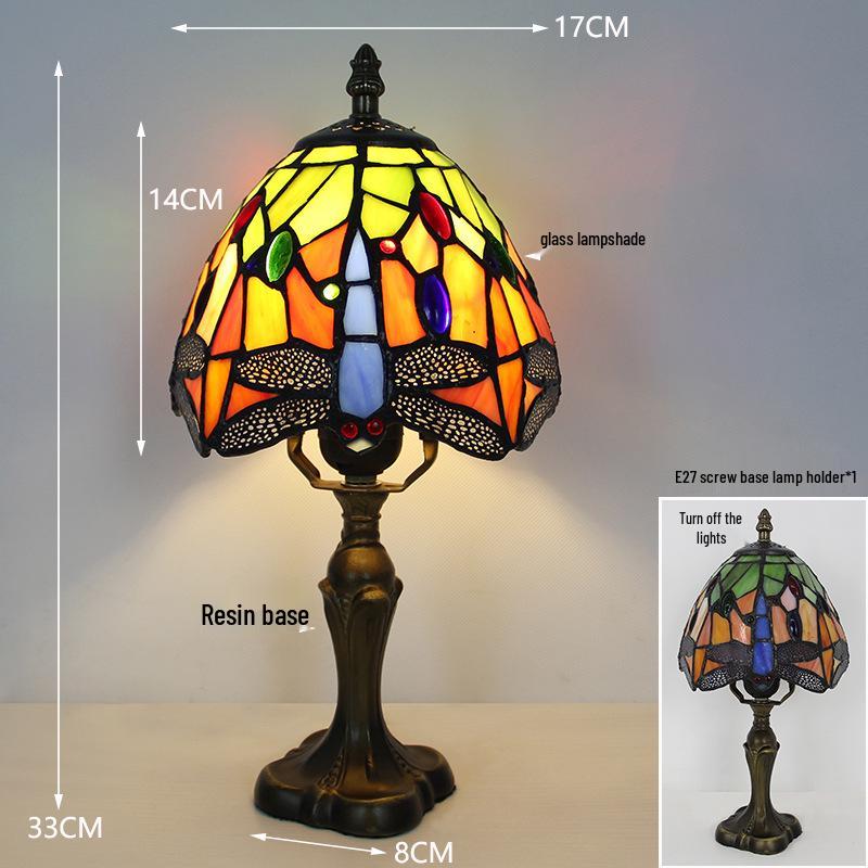 European Retro Dimmable Desk Lamp for Study, Cafe, or Bedroom