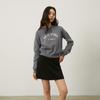 New MLB New York Yankees MLB Preppy Style Collection 24FW Sweater Women's Dark Heather Gray 3FKPV0144-50MGD