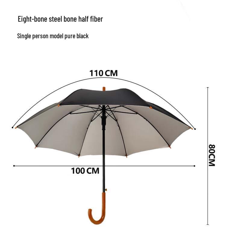 Yudu Large Semi-Automatic Dual-Person Business Umbrella