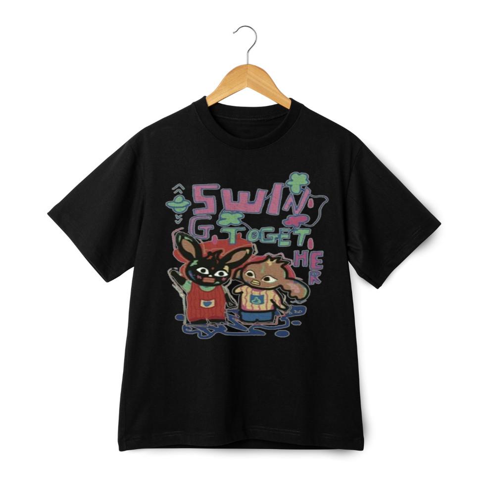 

Swing Together Bunny Graphic Unisex Tee XL