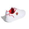 Adidas Originals Ny 90 J Leather Durable Low-Top Skate Shoes Kids Sneaker White Red FY2592