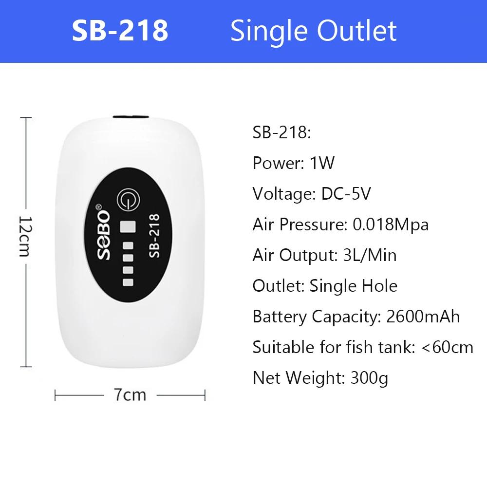4800mAh Aquarium Sauerstoff Luftpumpe Kompressor Aquarium USB Aufladung Klein Tragbar Abzug Ultra Leise Innen Außen Angeln