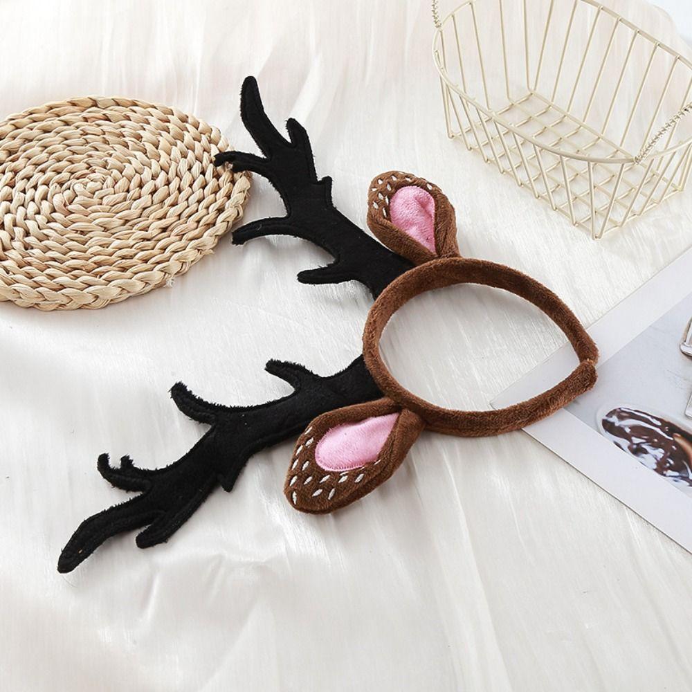Elk Reindeer Hair Hoop Snowflak Xmas Hairband Cute Christmas Headband New Year