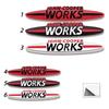 Metal JCW John Cooper Works Emblem Badge Decals For Mi-ni Coopers Clubman Countryman R50 R52 R53 R55 R56 R57 R58 F55