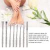 8pcs Stainless Steel Foot File Dead Skin Horny Remover Foot Callus Shaver Pedicure Tool Set
