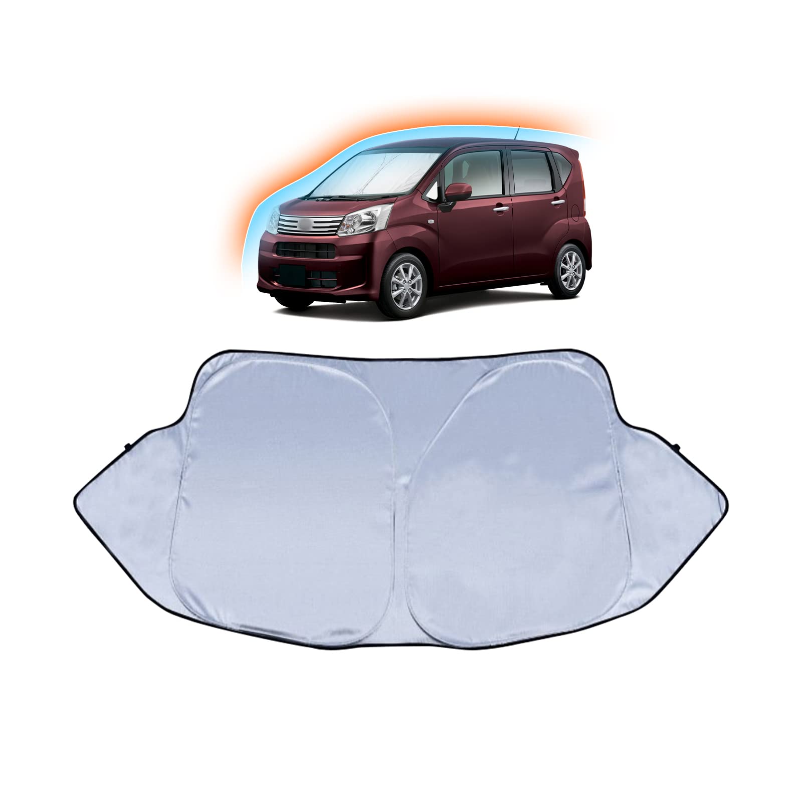 

SKTU Daihatsu Move 6-й Custom 6-е поколение Солнцезащитный козырек для Daihatsu Move Солнечная жара УФ Легкий Легкий Daihatsu Move Custom Запчасти Поколение/Move LA150/LA160S