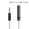 Luxferre 4.4mm To 6.35mm Conversion Cable, 4.4mm To 6.3mm Adapter, Only Fits 6.35mm 3-pole TRS