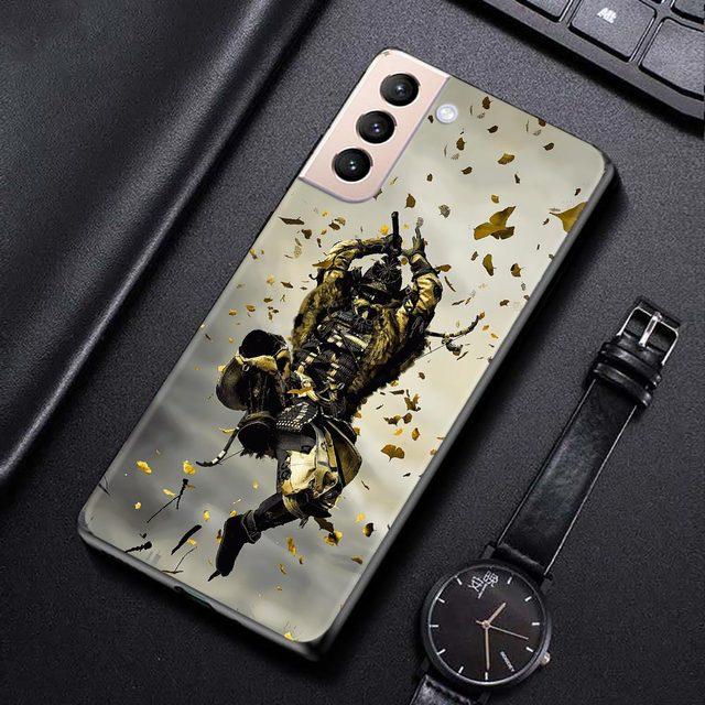 Phone Shell For Samsung Galaxy S21 S20 S10 S9 S8 Plus Ultra 5g S10lite S10e S7edge S20 S21 Fe Soft Cover Case Samurai