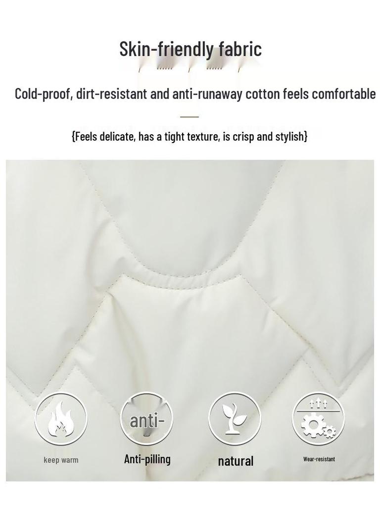 Dámská bavlněná vesta střední délky s kapucí: Módní, Zeštíhlující, V pase stahující, Hřejivé a Větruodolné svrchní oblečení