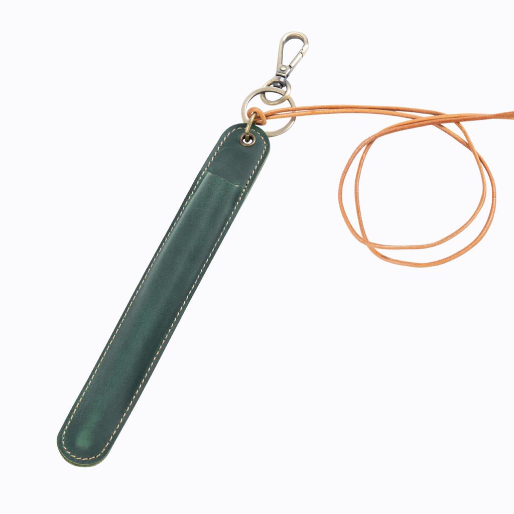 2026 Neck Pen Cover Cowhide Pen Protective Cover Single Pen Storage Pencil Case Retro Leather Cover