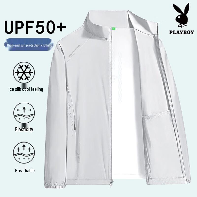 

PLAYBOY Men s UPF50+ Ice Silk Sun Protection Shirt 6XL
