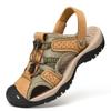 Fashion Genuine leather men's summer sandals Comfortable classic  style Leisure beach tourism walking Plus Size Outdoor shoes