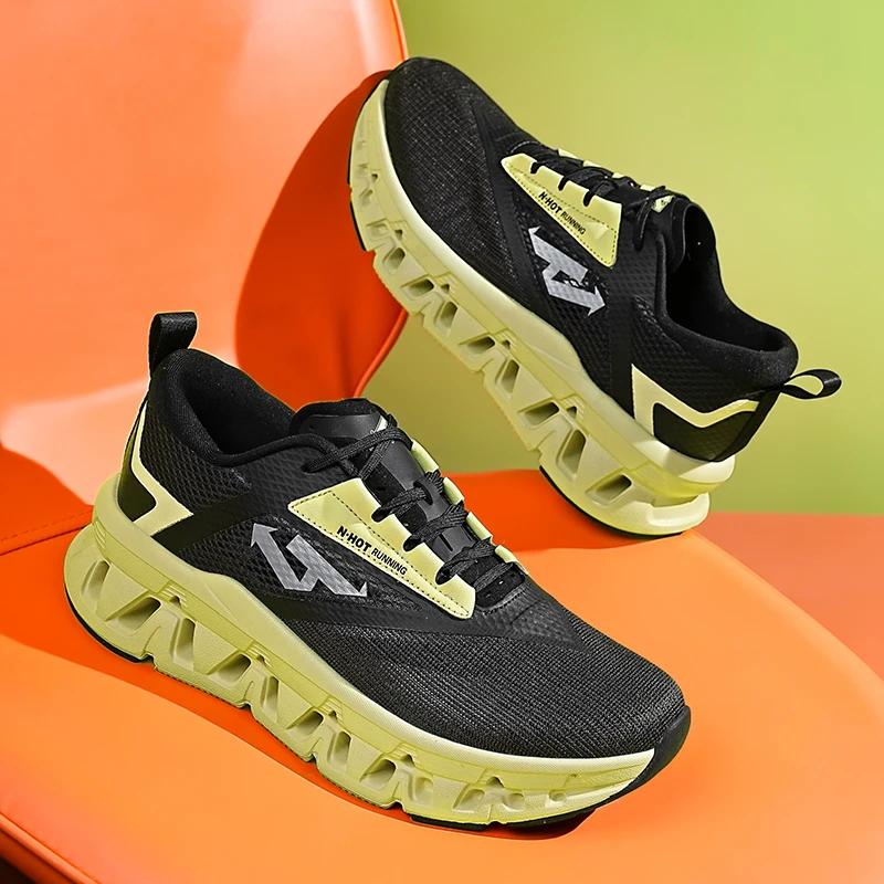 

Men s Lightweight Breathable Lace Up Running Shoes Gym Workout Fashionable Ultralight Outdoor Sneakers 2025 Walking Shoes 39