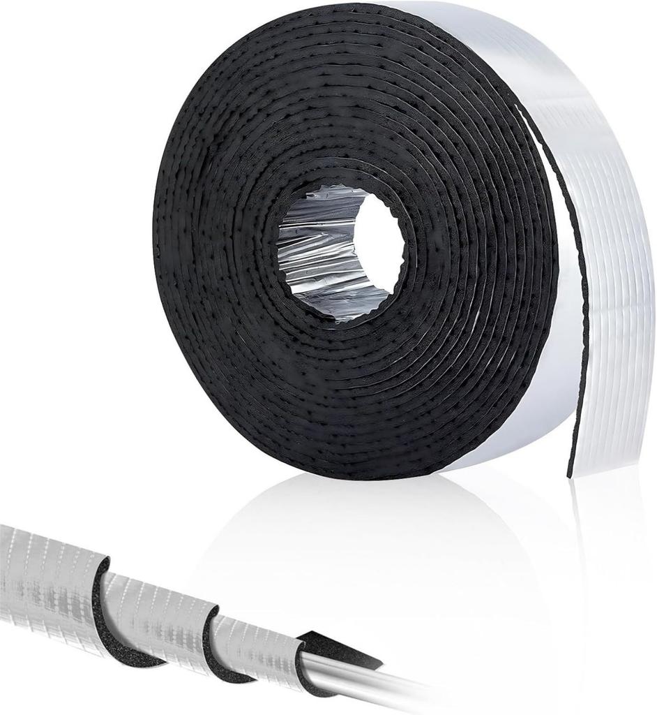 Pipe Insulation Tape, Self-Adhesive Aluminum Foil For Cold Water  In Winter
