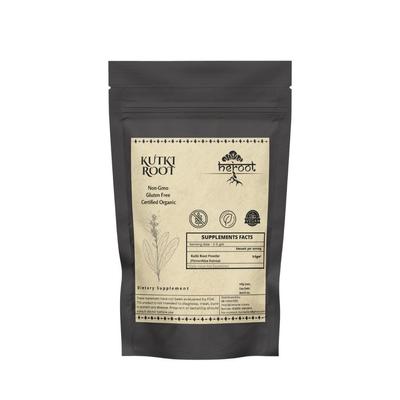 Radice di Kutki biologica Kurroa Picrorrhiza in polvere 50 g Salute del cuore e del fegato