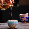 Tao Ding Xuan Bird and Flower Ceramic Teacup Gift Set