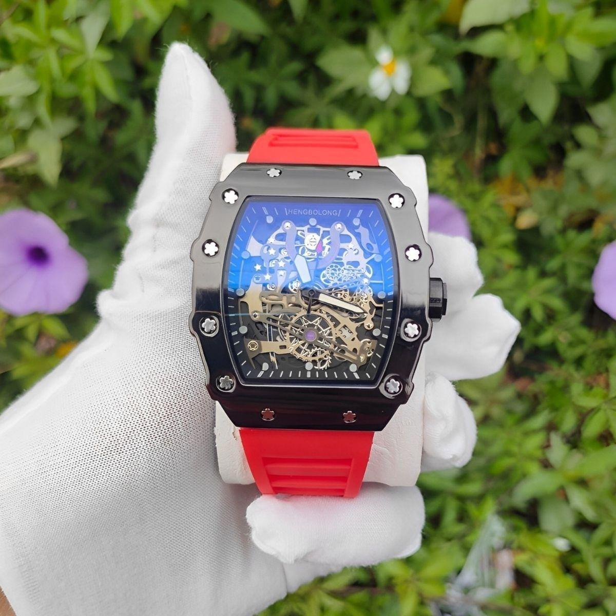 

Hot Selling HENBOLONG Original Quartz Watches Mens Classic Special Dial Watch High Quality Unique Luxury Watch Men AAA Clocks