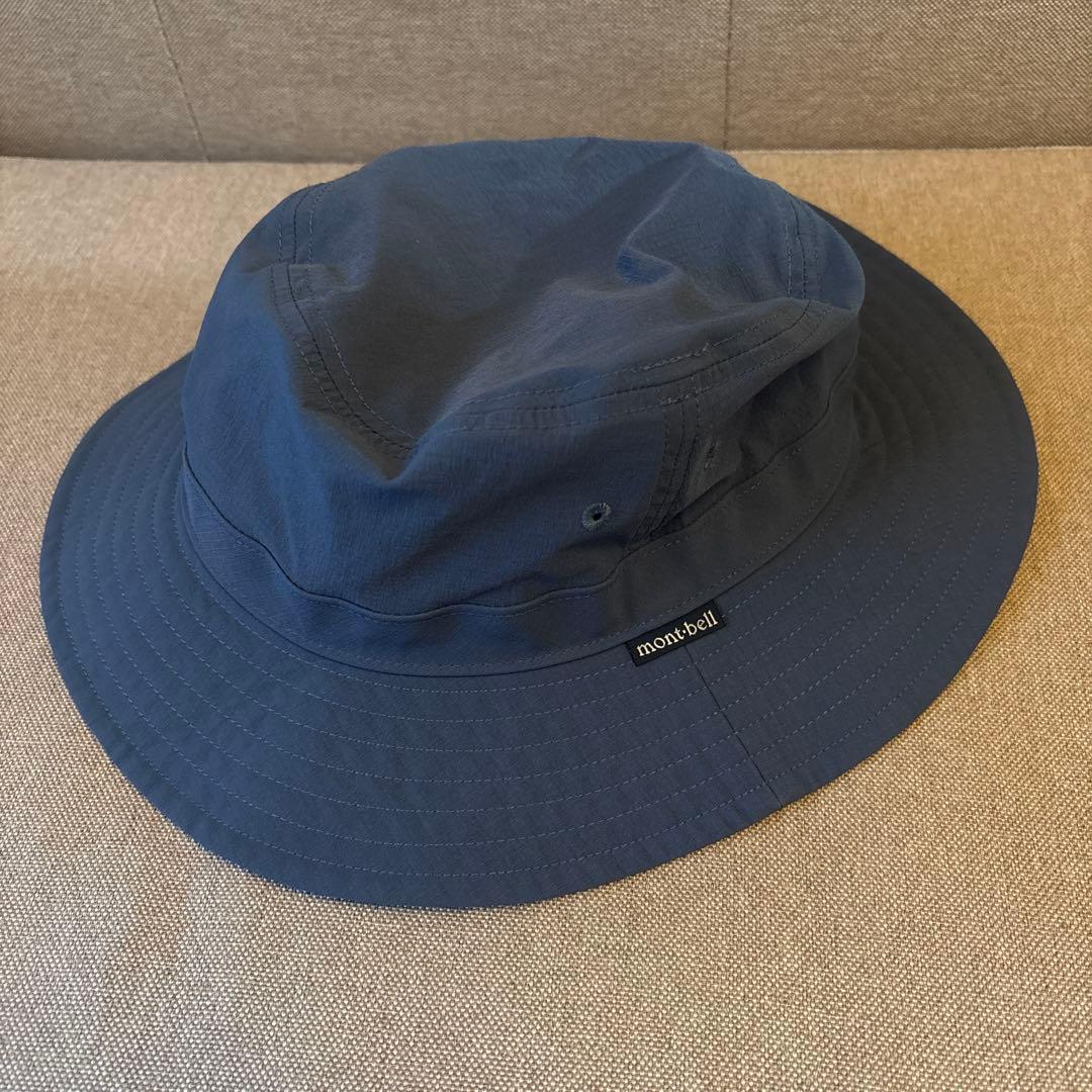 Used mont-bell stretch O.D hat safari hat navy L