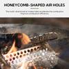 CAMPINGMOON New Arrival A4-CS/A4-CM Air Hole BBQ Accessorriess Camping Gear Reusable Metal Firewood Stainless Steel