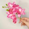 Orchid Flower Fairy Hairpins Spring Summer Artificial Flowers Floral Barrette Wedding Party Travel Hairpiece for Women Girls