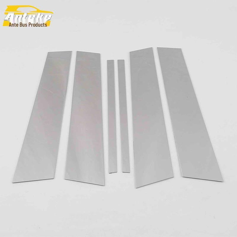 18 Bandes Décoratives en Acier Inoxydable Résistantes aux Rayures pour Vitres de Voiture Tange