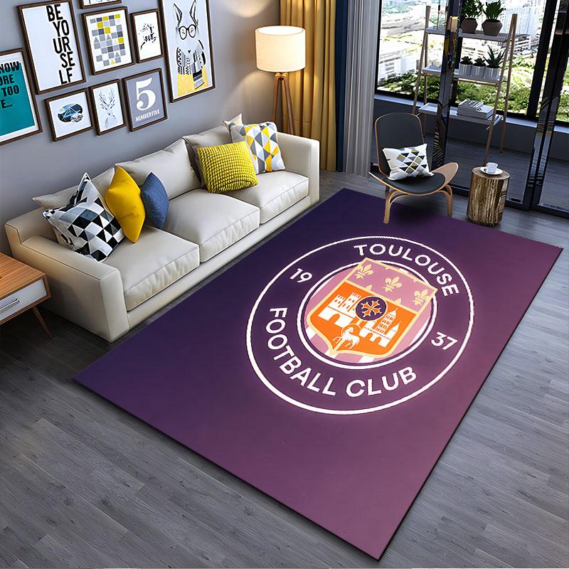 Toulouse Football Club Logo Suitable As a Non-slip Mat for the Living Room or Bedroom Sofa