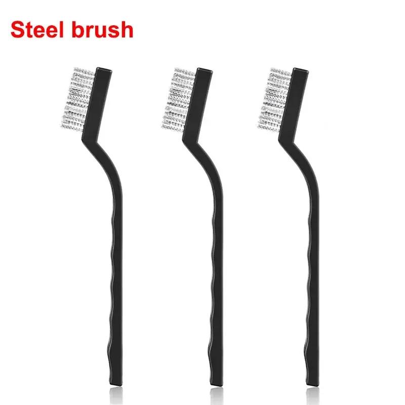 

3/6 шт. салфетка для мытья посуды, товары из стали, проволока, латунь, полировка, нержавеющая сталь, щетка для унитаза, кухонная, бытовая, металлическая 3 PCS