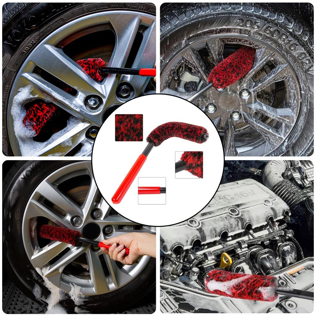 Wheel Wheel Car Wheel Brush Car Wash Wheel Cleaning Wheel Wash Wheel Cleaning Car Wash Brush for Wheels Brush, Brush, Wash, Set, Tool, Brush, Brush,
