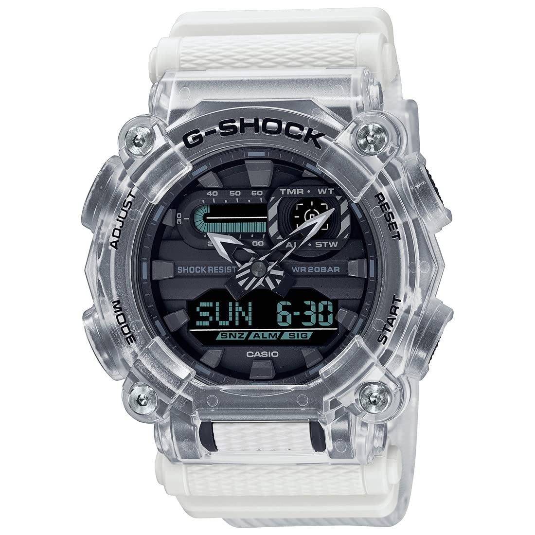 

аналогово-цифровая звуковая волна [Casio] серия G-Shock. GA-900SKL-7ADR. GA-900SKL-7ADR Мужская белый
