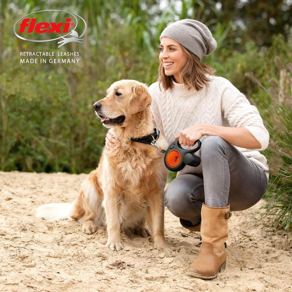 Flexi Einziehbare Leine Neues Neonband Typ S Größe 5m Orange Japanisch [Offizielles Produkt]