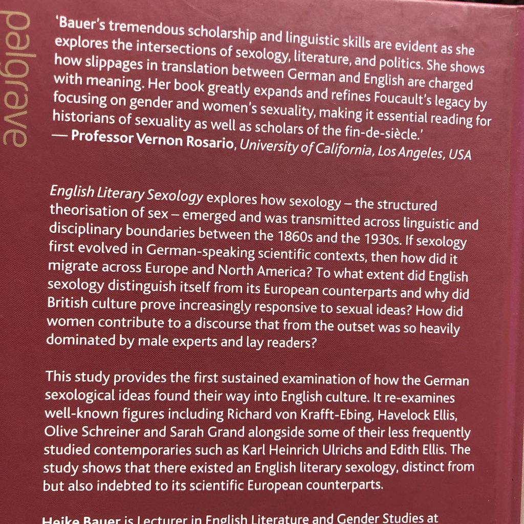 [USED] English Literary Sexology: Translations