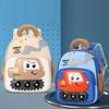 Children's Schoolbag Cartoon Excavator Boys and Girls Kindergarten Schoolbag Student Lightweight Backpack