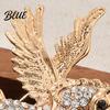 Wear-resistant Winged Horse Pin Flying Brooch Rhinestone Lapel Sparkling Retro