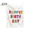Nature Style Backdrop Baby Birthday Backdrop, Greenery Forest Banner for Boy Girl, Linen-like Polyester Fabric 100 Day Celebration Party Decorations,