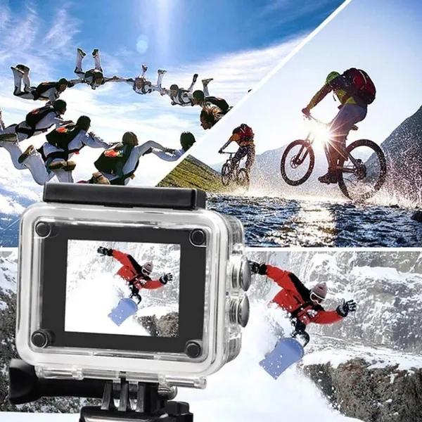1080P HD Venkovní Akční Kamera 2,0palcový Displej Mini Sportovní Kamery 30M Vodotěsná DV Video Záznam s Cam pro Venkovní Akci