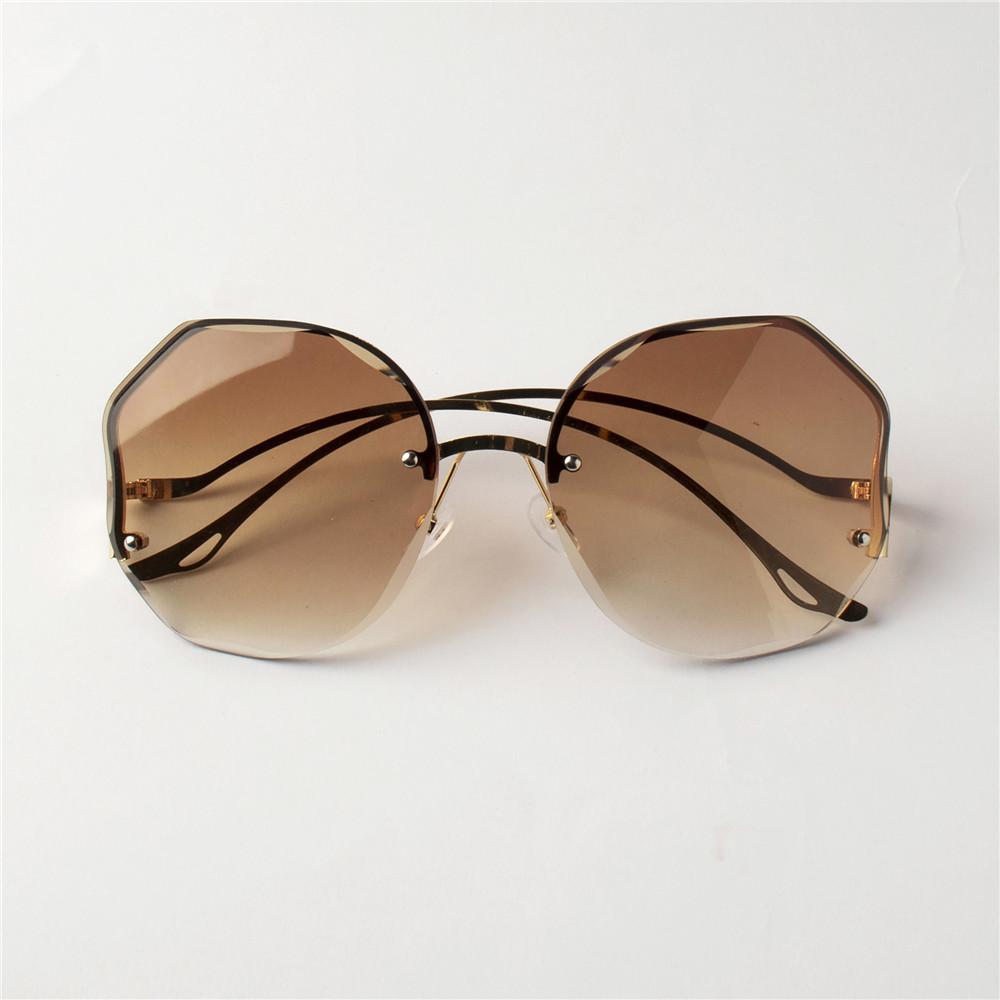 

Fashion Gradient Sunglasses Women Brand Design Vintage Pilot Retro Shades Cutting Lens Gradient Sun Glasses Female