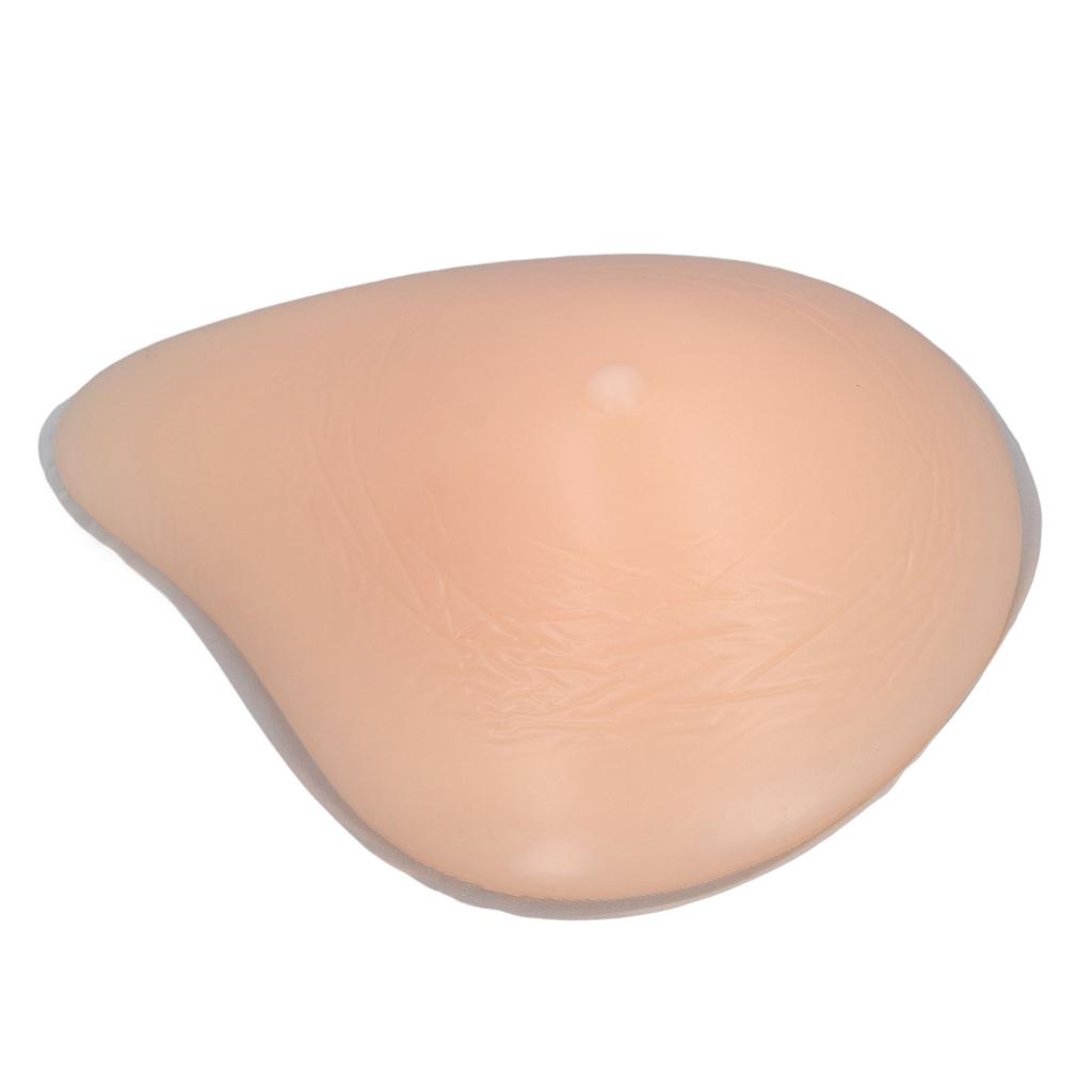 Silicone Boob Form Mastectomy Prosthesis Asymmetrical Shape Deep Concave Realistic Feeling Soft Boobs Insert