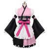 Hyperspace Glow Night Ji Cos Clothing Komazawa Naiyi Black Pink Soft Girl Maid Clothing Japanese Sweet Girl Suit