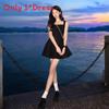 Sleeveless Aline Dress With High Waist And Cotton Knit Fabric For Summer Casual Wear