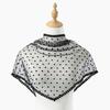 White Dot Lace Scarf Thin Hair Scarf Headband New Foulard Bandana  Women