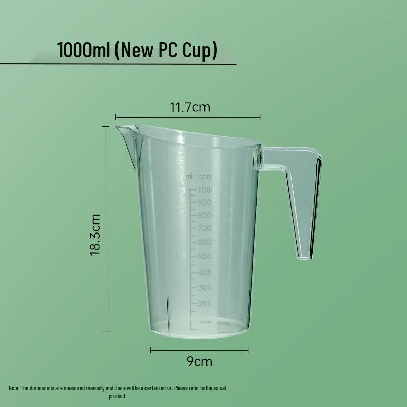 Hengzhi Large-Capacity Food-Grade Plastic Measuring Cup for Milk Tea