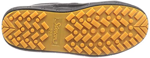 Simon Work Shoes, Safety Sneakers, Slip-Resistant, Antibacterial, and Antifungal, Kitchen Chef Shoes with Toe Cap, SC217T, Black, Size 21.5 cm, 3E