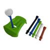 3D Printed Golf Tee Holder with 5 Tees Artificial Turf Tee Stand Outdoor Indoor Driving Range Home Training Golf Simulator Tee Hinged Turf Base