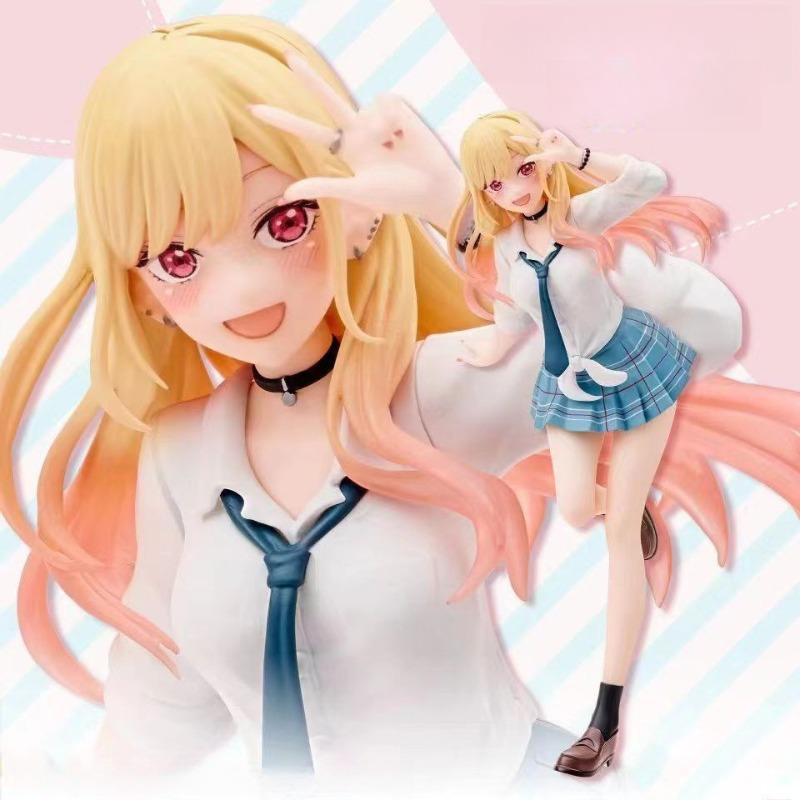 Kawaii Anime My Dress Up Darling Serie Figur Cartoon Kitagawa Marin Niedlich Kreativität Modell Spielzeug Jungen und Mädchen Geburtstagsgeschenk