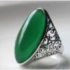 JMXD-Chinese Style Artificial Black Agate Ring, Hollow Opening, High-end Personalized Index Finger Ring