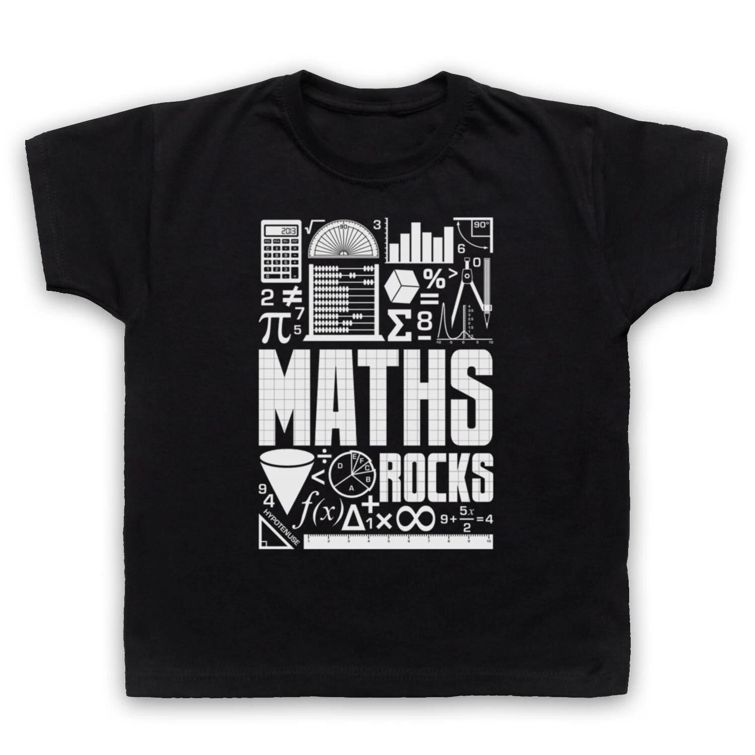 MATHS ROCKS MATH GEEK CHIC NERD MATHEMATICS MATHLETE KIDS CHILDS T-shirt 140