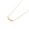 S925 Sterling Silver Necklace for Women Niche Design Simple Elegant Ring Clavicle Chain