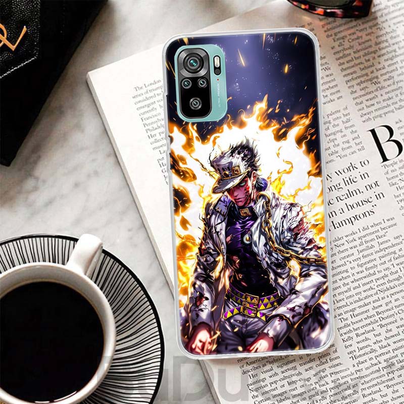 JoJo's Bizarre Adventure Kujo Jotaro Cover For Xiaomi Redmi Note 14 13 12S 12 11 Pro Plus Phone Case 11S 10S 10 11E 11T + 9S 9 P